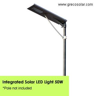 China Solar Powered Street Lights 50 Watt | Integrated Series for sale