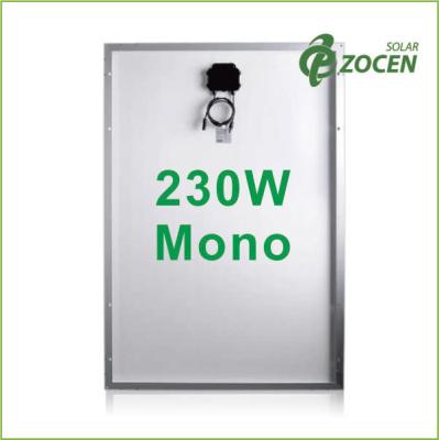 China 230W Molycrystalline Solar Panels withstand 2400Pa Wind Load , 5400Pa Snow Load for sale