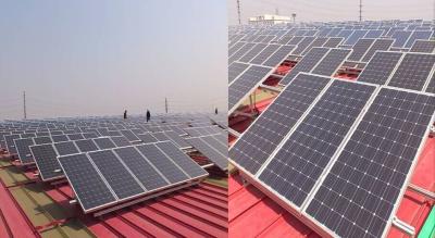 China High Output Hybrid Solar Power System , Hybrid Solar Panel Systems 30KW for sale