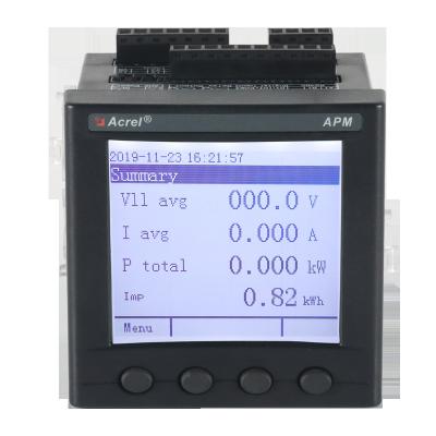 China Acrel APM801/MCE 0.2S High Precision 3 Phase Multifunction Ethernet Communication Power Analyzer Support TCP/IP Protocol APM801/MCE for sale