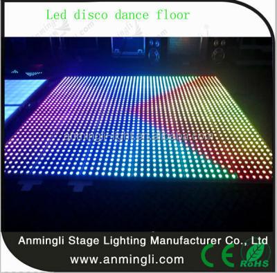 China The best quality tempered glass! Led DJ dance floor for the bar for sale