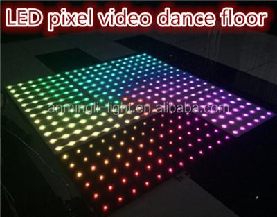 China Interactive Led Video Dance Floor / Wholesale Price Led Video Dance Floor DJ Equipment 60*60*3cm for sale