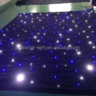 China Stage Disco Lights 2x3M Led Star Curtain/RGB Led Curtains For Stage Backdrops Wedding Light for sale