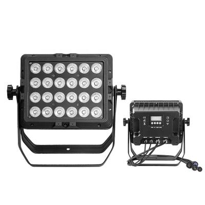 China Disco 24pcs led Foodlight 4in1 waterproof 5in1 6in1 led outdoor par light dmx stage light for sale