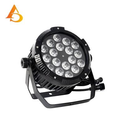 China Waterproof 18x12w Disco Stage Light RGBWA Led Outdoor Par Lights for sale