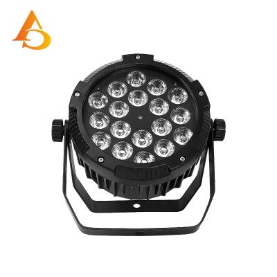 China Disco Customization 18pcs 10w Rgbw 4in1 Flat Pair Wal Washer Light for sale