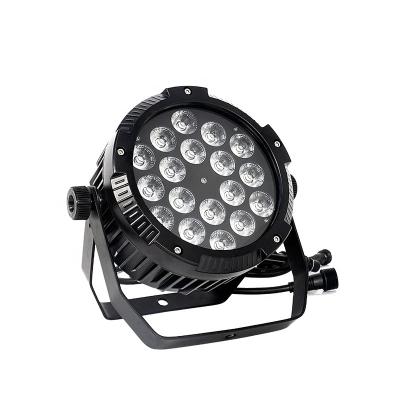 China Disco Customized DMX Lighting rgbwa 18x18w 6in1 UV Led Par Light for sale