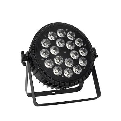 China Disco Led Stage Lighting Die Casting 18x12w RGBW Aluminum Led Stage Light Par Box for sale