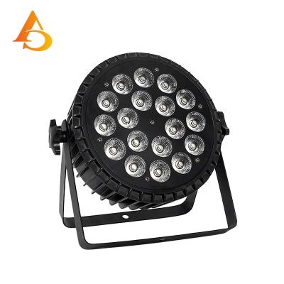 China Hot Sale 18pcs 4in1 5in1 6in1 Disco Led Flat Par Light Dmx Stage Light for sale