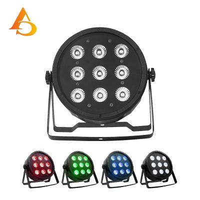 China Easy Installation Factory Price 9 Pieces 12 Watt RGBW High Quality Led Par Light for sale