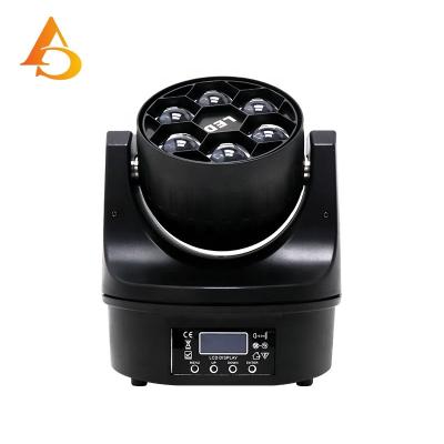 China disco led lighting 6pcs 10w rgbw led stage sharpy beam moving head light for wedding dj disco party for sale