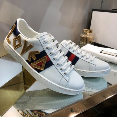 China Wholesale Fashion Trend RED LOWER Style Retro Women's Brand Designer Sneaker Bee Embroidered Luxury Designer Shoes for sale