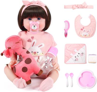 China MODEL TOY China Wholesale Real Soft Fashion Girl Baby Weighed 22 Inches - Doll Toy Manufacturer Reborn Baby Dolls for sale