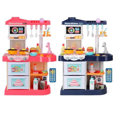 China Special Offer Plastic Early Education Pretend Role Play Toy Manufacturer Direct Selling Kid Blue Kitchen Toy for sale