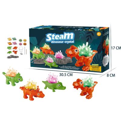 China Amazon STEM Best DIY Experiment 30.5*8*17cm Crystal Planning Science Educational Toys Basic Kit Toys Funny Lab Dinosaur for sale