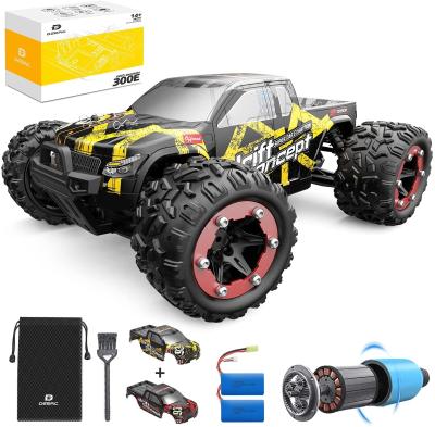 China DEERC Hobby DEERC RC Cars 300E 60KM/H 1:18 Scale Brushless High Speed ​​Remote Control Monster Truck For Kids Adults for sale