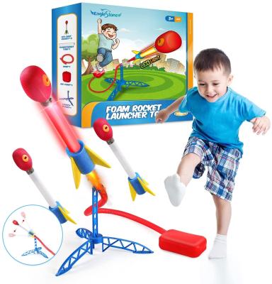 China Hot Selling Kids Entertainment Outdoor Game Kids Fun Flight Jumping Endless Foam Stomp Launch Toys 24.5*6*27CM for sale