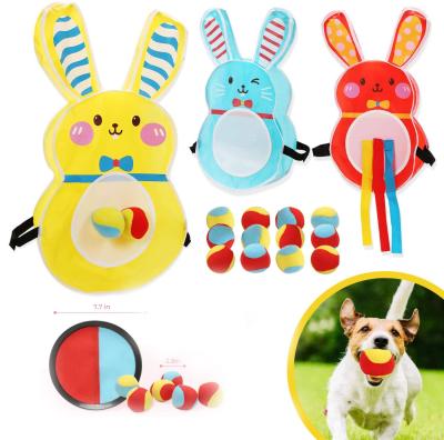 China Best Parent-child Pampers Interactive Game Colorful Cute Cartoon Shape Fun Toss And Hook Ball Set Toys 34.3*27.5*8.8CM for sale