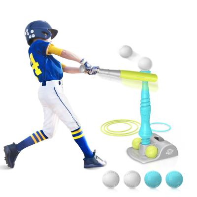 China EagleStone T-Ball Set 6 Balls Toddlers& Kids Baseball Batting Tee Game Develops Baseball Toy 28*17*36CM for sale