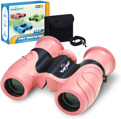 China Mini Toy Binoculars 11.5*11.5*5.5cm Children's Eagle Stone Educational Learning Shock Proof Bird Watching for sale