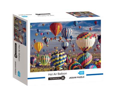 China DIY TOY Hot Selling 1000 Piece Jigsaw Puzzle Toy Air Balloon Model 3d Romantic Hot Paper for sale