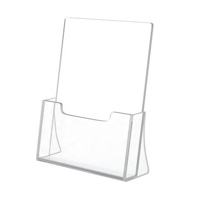 China Leaflet 8.5 x Flyer Literature Holder Card Brochure Holder Acrylic Holder 11 Brochure Holder for sale