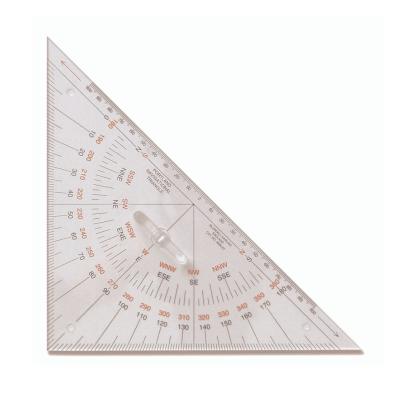 China DIY Cup Ruler Measuring Tool Clear Triangle 60 Degree Super Stitching Acrylic Sewing Ruler for sale