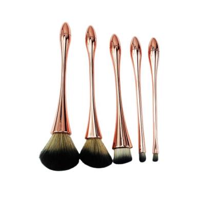 China Angular Blush Premium Synthetic Hair Makeup Brush Set for sale