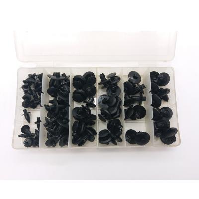 China Anti-Corrosion Nylon Assortment Kit Fits Sportbike Scooter 80pcs Capacity Rivet Fairings and Panels for sale