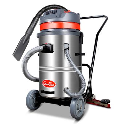 China 60L Hotel Car Cleaning Commercial Industrial Workshop Dust Vacuum Cleaner High Power Strong Wet And Dry Machine for sale