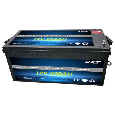 China Machine tools factory dropship 12v 200ah deep cycle lifepo4 lithium battery for sale