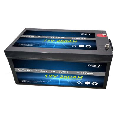 China Solar pack storage 12V 250ah toys battery lifepo4 rechargeable lithium ion batteries for sale