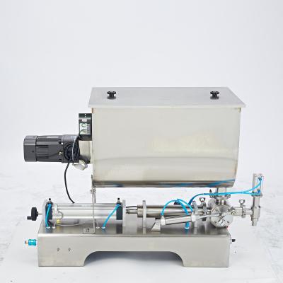 China MAKWELL Food Dough Semi-automatic Meat Dough Filling Machine With Mixing Pneumatic Filling Machine for sale