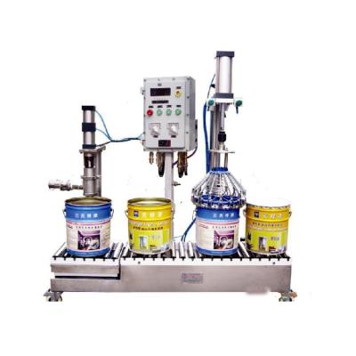 China MAKWELL Beverage Automatic Painting Weighing And Filling Machine for sale