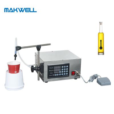 China Wholesale Food MAKWELL Semi Automatic Pneumatic Manual Liquid Bottle Filling Machine for sale