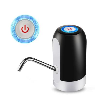 China Hotel New Arrival One-button Design Small Size Plastic Portable Manual Electric Water Dispenser Pump for sale