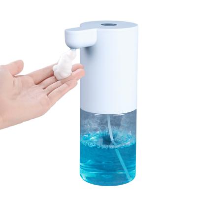 China Double Soap Dispenser Home Hotel Usb Charging Liquid Soap Dispenser Infrared Sensor Automatic Foam for sale