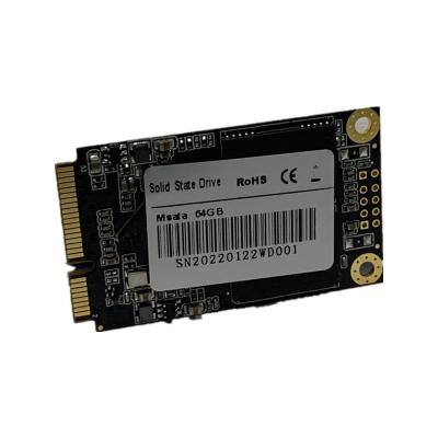 China SSD Factory Solid State Disk 64G Solid State Drive SATA3 SSD Msata for sale