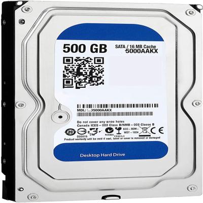 China Hdd 100% Hot Selling 500gb Hard Drives Refurbished 500gb Desktop Hard Drive 7200rmp 16MB 500gb Internal Hard Disk for sale