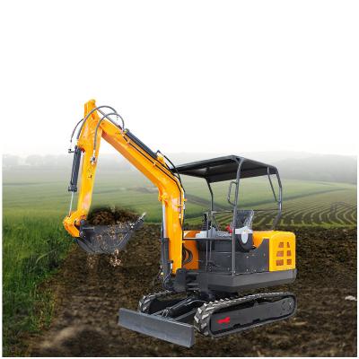 China Mini Excavator Bagger Micro Earth Moving Motor Mini Pelle Excavadora Hydraulic Escavatore Machinery Price Small Digger Hydraulic Mini Excavator 1.5 Ton for sale