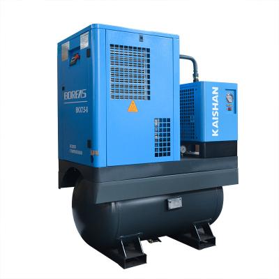 China Lubricated 95 CFM 189 PSI Rotary Screw Air Compressor With Reservoir Dryer for sale