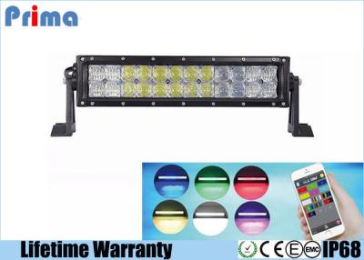 China 5D 22 Inch 120W Color Changing LED Light Bar Control By Phone APP Bluetooth for sale