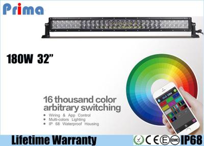 China 32 Inch 180W CREE Remote Control LED Light Bar Dance With Music IP68 Waterproof for sale