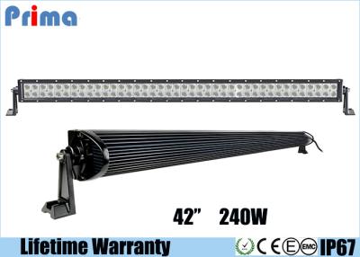 China Dubbele Rij Combo 42 Duim LEIDENE Auto Lichte Bar Hoge Heldere 240W gelijkstroom 9V - 32V Te koop