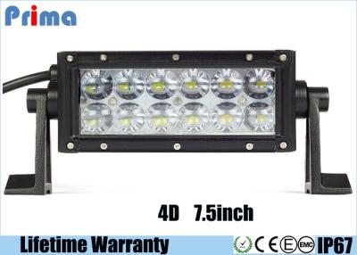 China Dual Row 4D Lens 7.5 Inch 36W LED Car Light Bar For SUV /  UTV / Sand Rails for sale