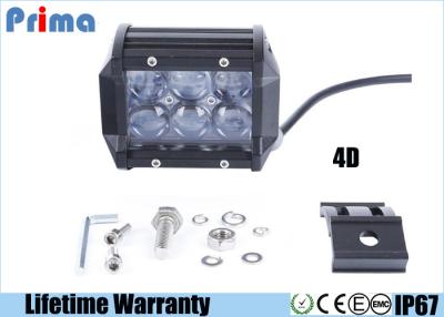 China 6000K 4 Inch LED Car Light Bar WIith Fisheye 4D 18W CREE Light DC 9V - 32V  for sale