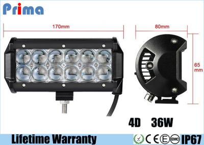 China Double Row 7 Inch 36W Led Light Bar For Cars , IP67 6000K Jeep 4D LED Light Bar for sale