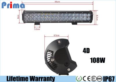 China 4D Lens Off Road 18 Inch Cree LED Car Light Bar DC 9V- 32V Cool White 6000K for sale