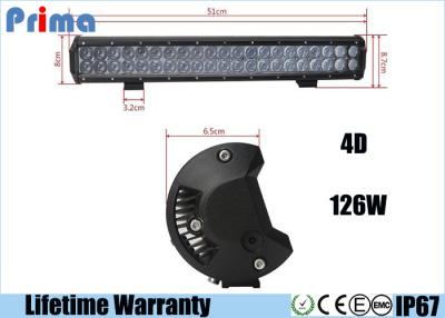 China Double Row 4D Cree LED Car Light Bar For 12V 24V Vehicles 20