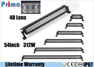 China Offroad 54 Duim boog LEIDENE Lichte Bar 312 Watts Super Heldere 4D Optische Lens Te koop